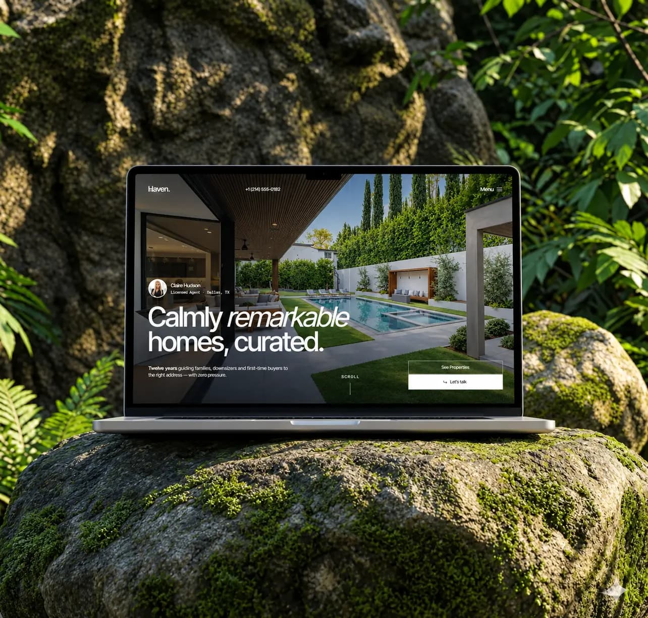 The Calm Curator home page