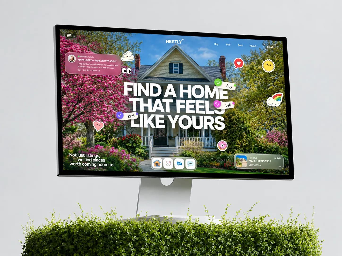 The Sticker Book home page