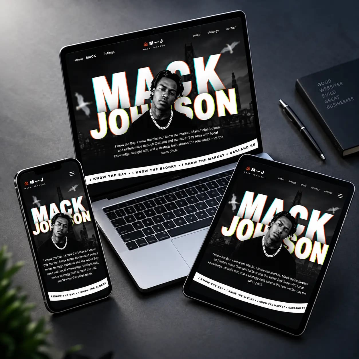 The Urban Noir Icon home page